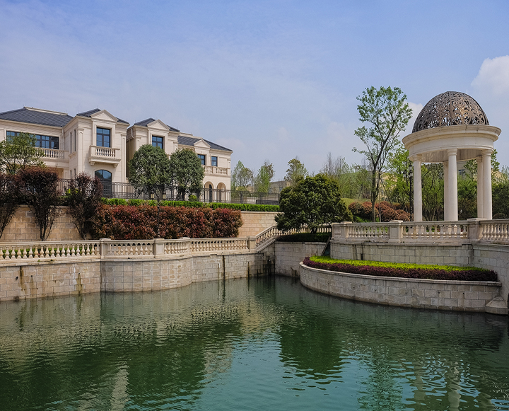 Hangzhou Donghui Villa's exterior wall stone curtain wall