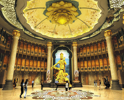 Carving of the Nanhai Guanyin Temple