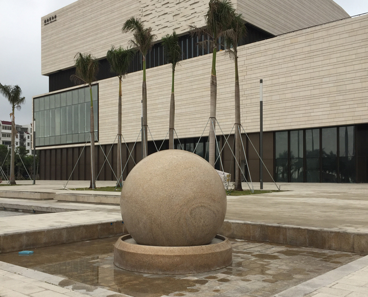 珠海市中国大陆Z大石雕风水球